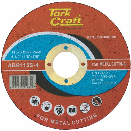 CUTTING DISC STEEL &AMP; SS 115 X 3.0 X 22.22 MM