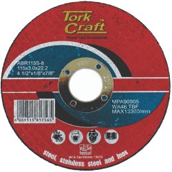 CUTTING DISC METAL &AMP; SS 115 X 3.0 X 22.22MM