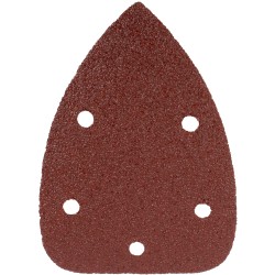 SANDING TRIANGLE 40 GRIT 140 X 140 X 98MM 5/PACK W/H HOOK AND LOOP