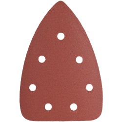 SANDING TRI - 60 GRIT 145 X 145 X 100MM 5/PACK FOR TCMS HOOK AND LOOP