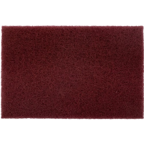 PAD NON WOVEN INDUSTRIAL STRENGTH 150 X 230MM SUPER FINE MAROON 20PC