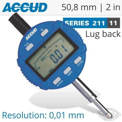 DIGITAL INDICATOR LUG BACK 50.8MM/2"