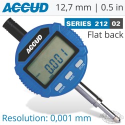 DIGITAL INDICATOR FLAT BACK 12.7MM/0.5"