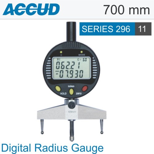 DIG. RADIUS GAUGE R5-700MM 0.01MM RAD.