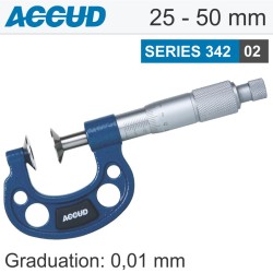 DISK MICROMETER 25-50MM 0.004MM ACC.  0.01MM GRAD.