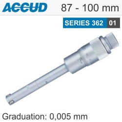 3 POINTS INSIDE MICROMETER 87-100MM 0.005MM ACC. 0.005MM GRAD.