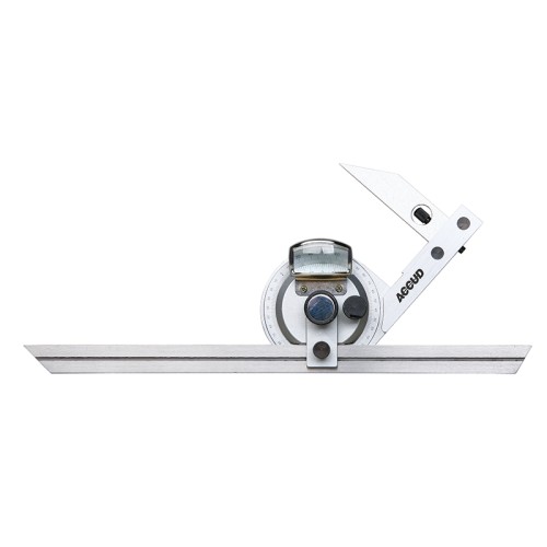 UNIVERSAL PROTRACTOR 360 DEG. S/STEEL 5&#039; ACC. 5&#039; GRAD.