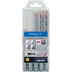 ALPEN F4 SDS DRILL BIT SET 5 PIECE 5 6 X 110MM  6 8 10 MM X 160MM IN P