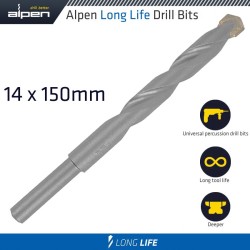 MASONRY DRILL BIT LONG LIFE 14 X 150MM