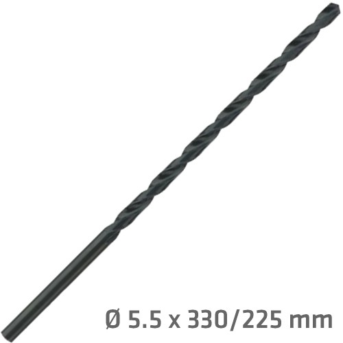 HSS DRILL BIT 5.5MM 330X225MM EXTRA LONG