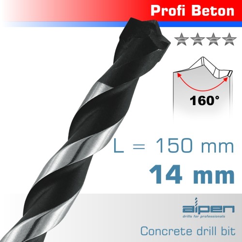 CONCRETE PROFI BETON DRILL BIT 14MM