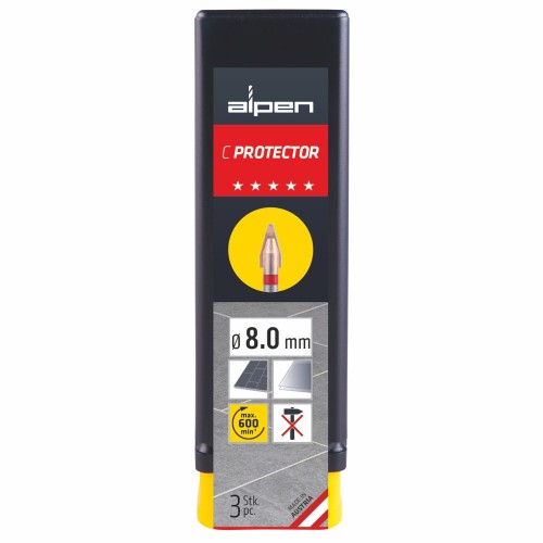 PORCELAIN C PROTECTOR DRILL BIT 8.0MM INP