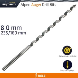 WOOD AUGER DRILL BIT 8 X 235MM