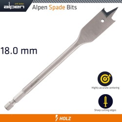 ALPEN SPADE BIT 16MMX152MM