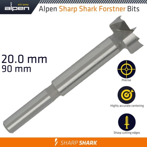 FORSTNER DRILL BIT SHARP SHARK 20MM