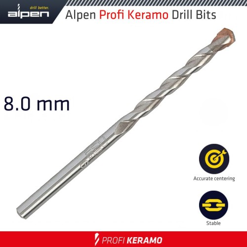 PROFI KERAMO TILE CERAMIC MARBLE BIT 8MM