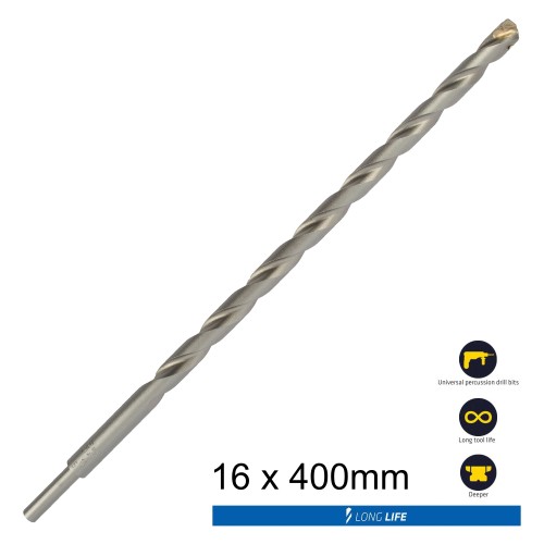 MASONRY DRILL BIT LONG LIFE 16 X 400MM