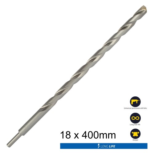 MASONRY DRILL BIT LONG LIFE 18 X 400MM