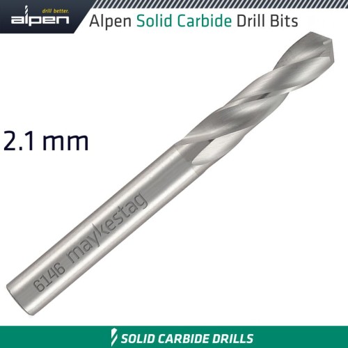 ALPEN SOLID CARBIDE DRILL BIT 2.1