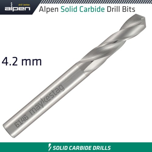 ALPEN SOLID CARBIDE DRILL BIT 4.2