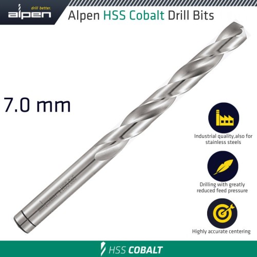 HSS COBALT DRILL BIT 7.0MM