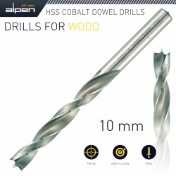 HSS COBALT WOOD DRILL BIT 10MM