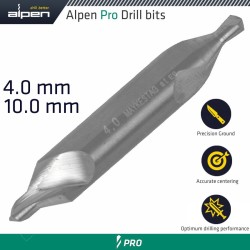 ALPEN SC CENTREDRILL 4.0X10.00