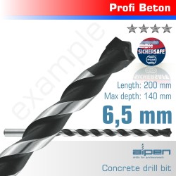 CONCRETE PROFI DRILL BIT 6.5 X 200MM