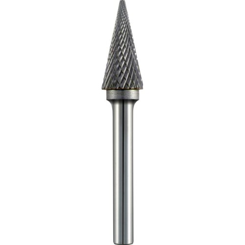 TC ROTARY BURR 6MM CONICAL POINTED NOSE FOR HARD METALS