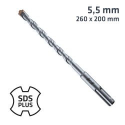 SDS PLUS DRILL BIT 260 X 200 5.5MM