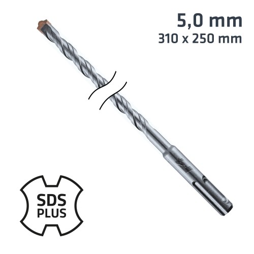 SDS PLUS DRILL BIT 310 X 250 5.0MM