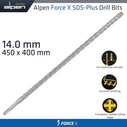 FORCE X 14.0 X 450/400  SDS-PLUS DRILL BIT X4 CUTTING EDGES