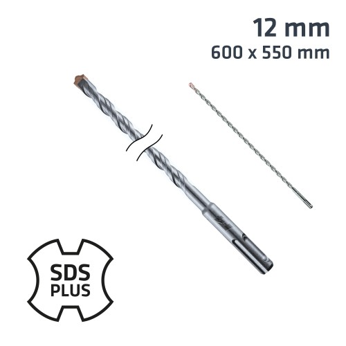 SDS PLUS DRILL BIT 600X550 12MM