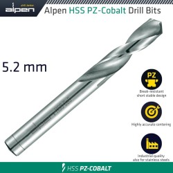 ALPEN COBALT DRILL SHORT BULK 5.20MM