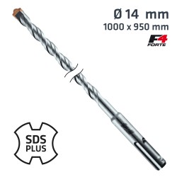 SDS PLUS HAMMER BIT 1000 X 950MM 14MM