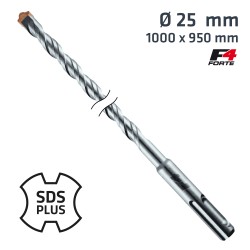 SDS PLUS HAMMER BIT 1000 X 950MM 25MM