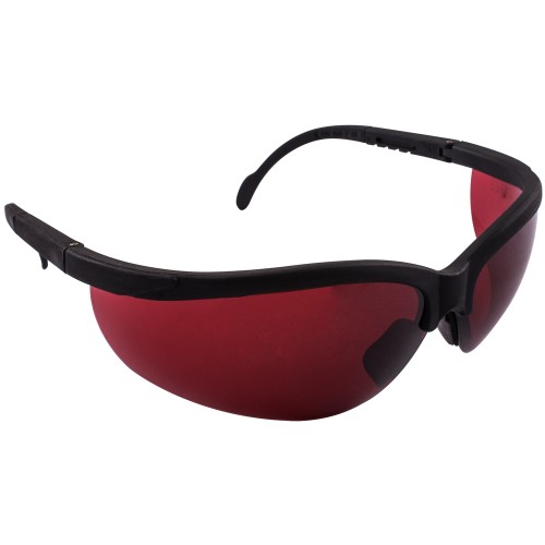 SAFETY EYEWEAR GLASSES RED LENS