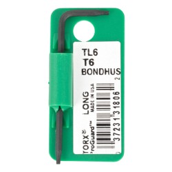 TORX L-WRENCH T6 PROGUARD SINGLE BONDHUS