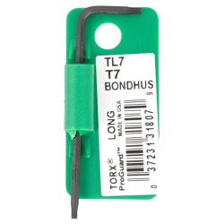 TORX L-WRENCH T7 PROGUARD SINGLE BONDHUS