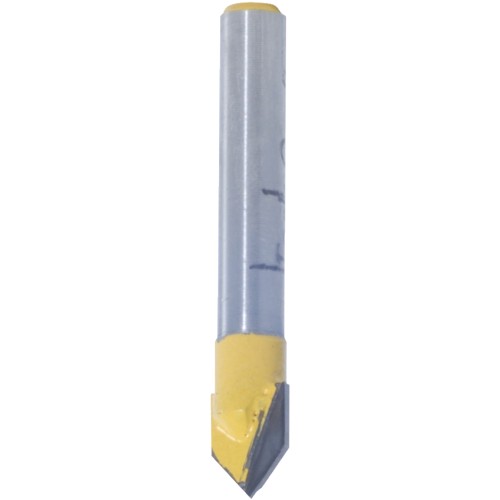 ROUTER BIT V GROOVE 90 DEGREE 1/2"