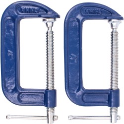 CLAMP G HEAVY DUTY 100MM TWIN PACK 4"