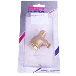 NON-RETURN VALVE 3/8" - M/F CARDED