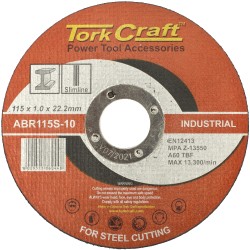 5 + 1 FREE CUTTING DISC STEEL 115 X 1.0 X 22.2MM