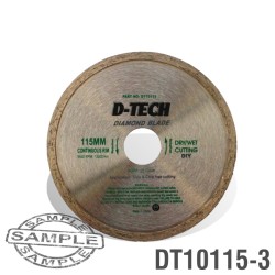 DIAMOND BLADE CONTINUOUS RIM 115 X 22.23MM TILES