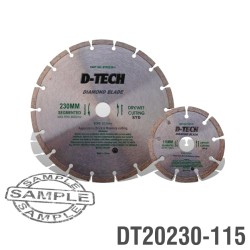 DIAMOND BLADE 230MMX22.22MM+115MMX22.2MM SEGEMENTED