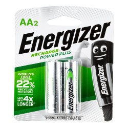 ENERGIZER RECHARGE 2000mAh   AA - 2 PACK (MOQ6)