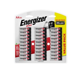 ENERGIZER MAX AA - 30 PACK (MOQ 4)