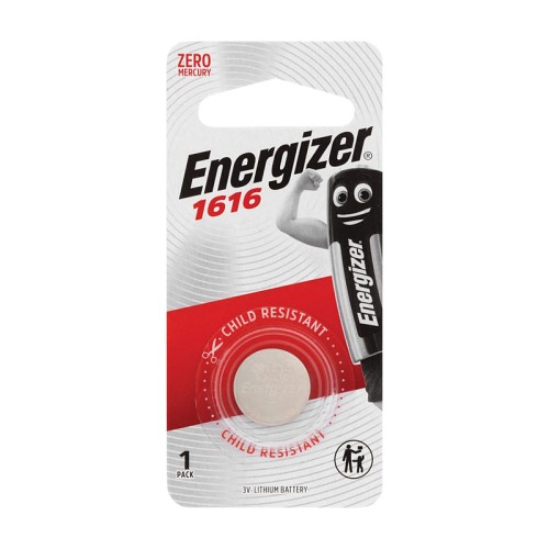 ENERGIZER 1616 3V LITHIUM COIN BATTERY (1 PACK) (MOQ 12)