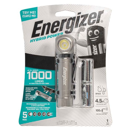 ENERGIZER HYBRID HIGH PERFORMANCE HEADLAMP 400-1000L