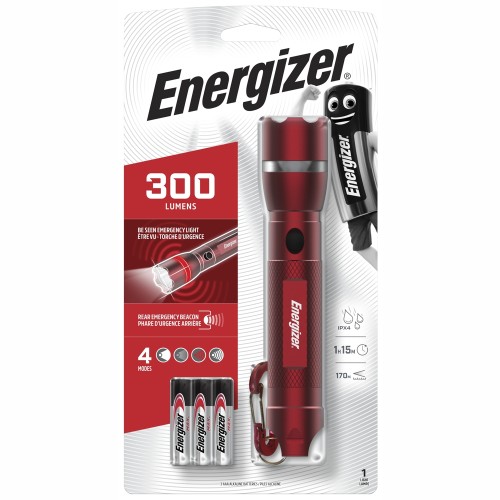 ENERGIZER EMERGENCY METAL LIGHT – BEACON LIGHT (WITH 3XAAA)